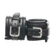 Læder Håndledslænger med Rhinsten