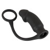 Black Velvets Silikone Penisring med Anal Vibrator