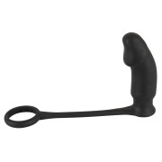 Black Velvets Silikone Penisring med Anal Vibrator