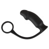 Black Velvets Silikone Penisring med Anal Vibrator