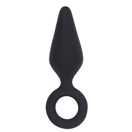 Silikone Buttplug med Ring