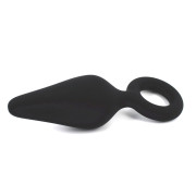 Silikone Buttplug med Ring