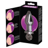 You2Toys Deluxe Metal Tunnel Anal Plug med Skrueprop