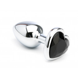 Metal Buttplug med Hjertesten Metal Buttplug med Hjertesten