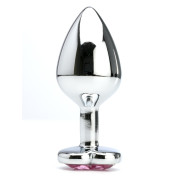 Metal Buttplug med Hjertesten