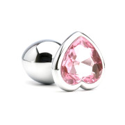Metal Buttplug med Hjertesten