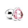 Metal Buttplug med Hjertesten