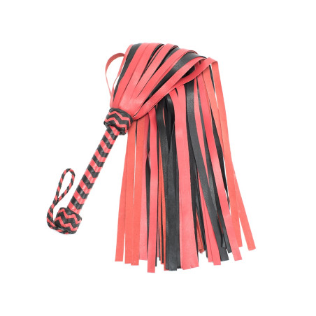 Zorba Lammelæder pisk Ultra Sort