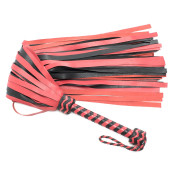 Zorba Lammelæder pisk Ultra Sort