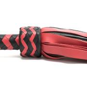 Zorba Lammelæder pisk Ultra Sort