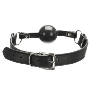 Zorba Silikone Gagball med Læder