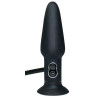 You2Toys True Black Oppustelig Buttplug med Vibrator