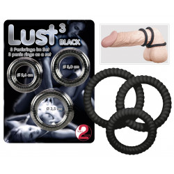 You2Toys Lust 3 Silikone Penisringe You2Toys Lust 3 Silikone Penisringe