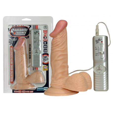 NMC Romantic Charmer Dildo Vibrator med Sugekop