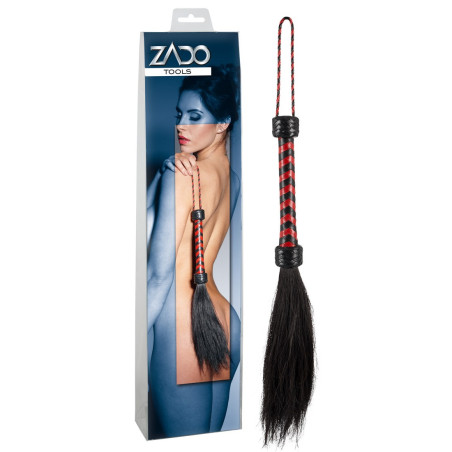 Zado Læderpisk med Hår