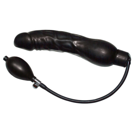 You2Toys Black Latex Balloon Oppustelig Dildo