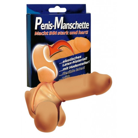 You2Toys Latex Manchet med Testikel- og Penisring