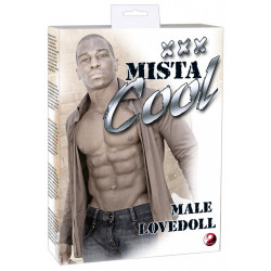 You2Toys Mista Cool XXX Lovedoll Sort Oppustelig Mande Dukke
