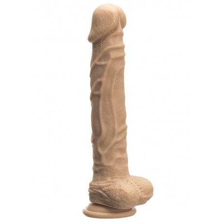 Sin Lang Silikone Dildo med Sugekop