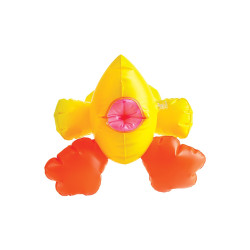 Duzzy Duck Fræk Oppustelig Gul Bolle And