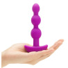 B-Vibe Triplet Anal Beads Vibrerende Analkugler