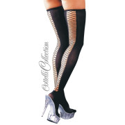 Cottelli Selvsiddende Strømper med Net Bagpå