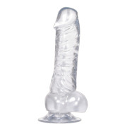 Crystal Clear Dong Jelly Dildo med Sugekop