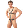Zado Læder Harness Mænd med Testikkelring