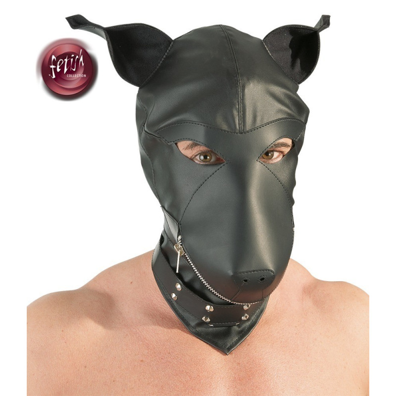 Fetish Collection Læderlook Hundemaske