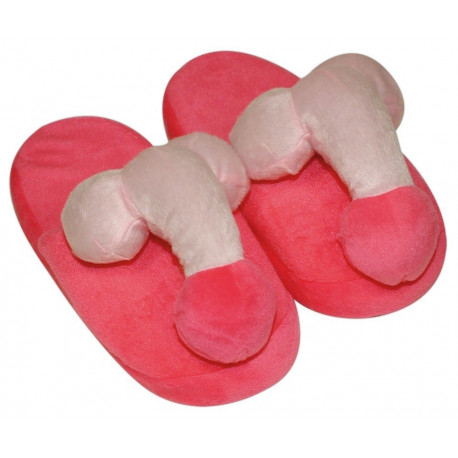 Plyshjemmesko Pink Penis Plyshjemmesko Pink Penis