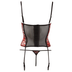 Cottelli Blonde Corsage Rød