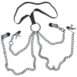 Sextreme Kæde Harness Nipple og Lips Sextreme Kæde Harness Nipple og Lips