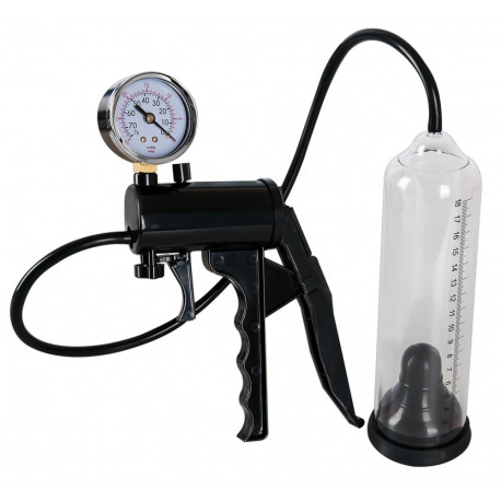 Stiff and Strong Penispumpe med Manometer