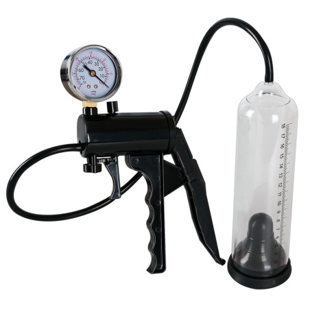 Stiff and Strong Penispumpe med Manometer