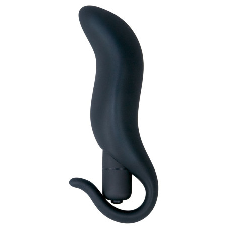 Black Velvets Silikone Buttplug med Vibrator