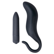 Black Velvets Silikone Buttplug med Vibrator