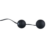 Velvet Vibrating Black Balls Bækkenbundskugler