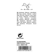 Zado Metal og læder halskæde