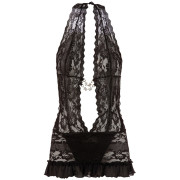 Cottelli Blonde Minikjole med Neckholder