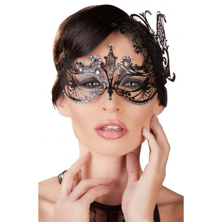 Cottelli Metal Maske med Rhinsten