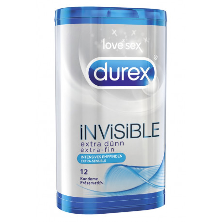 Durex Invisible Ekstra Tynde Kondomer