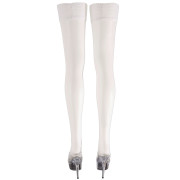 Cottelli Selvsiddende Strømper med Silikone Blondekant