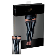 Noir Handmade Selvsiddende Wetlook Strømper