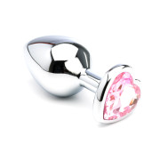 Metal Buttplug med Hjertesten
