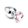 Metal Buttplug med Hjertesten