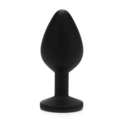 Silikone Buttplug med Smykkesten