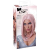 Wigged Love Paryk med Rosa Pagehår