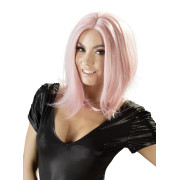 Wigged Love Paryk med Rosa Pagehår