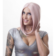 Wigged Love Paryk med Rosa Pagehår