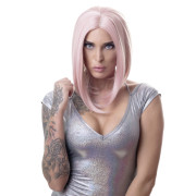 Wigged Love Paryk med Rosa Pagehår